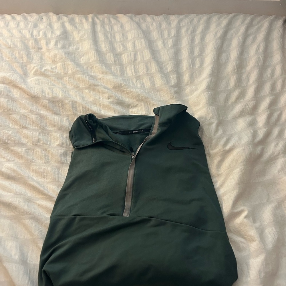 Nike Green Half-Zip Pullover - image 1